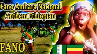 Amhara Fano National Anthem Ethiopian Music 2024 Reaction ethiopia [upl. by Atnohsal665]