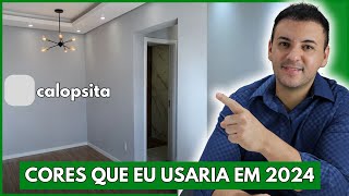 CORES DE PAREDES TENDENCIAS PARA 2024 CORES QUE EU VOU USAR MINHA CASA [upl. by Bega]