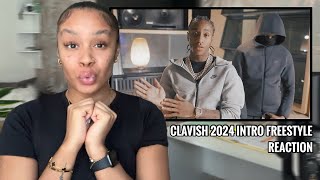 Clavish  2024 Intro Freestyle 👀👀 Reaction [upl. by Stavro]