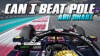 F1 2022 Abu Dhabi GP CAN I BEAT THE POLE LAP [upl. by Mehta]