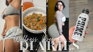 WELLNESS PREP DIARIES EP4  CHECK IN ITS GETTING REAL  GLUTE WORKOUT  STOMACH VACUUMS [upl. by Ecar]