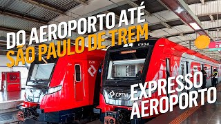 DO AEROPORTO DE GUARULHOS ATÉ SÃO PAULO DE TREM  Expresso Aeroporto da CPTM  Segundo vídeo [upl. by Adnah863]