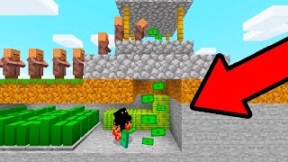 I STOLE villagers With A WISHING WELL in Minecraft [upl. by Amaleta]