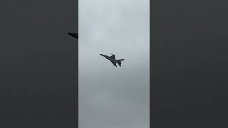 F16 Fighter Jet Sky Ripping Turn amp Roaring Afterburner Sound [upl. by Kristofor]