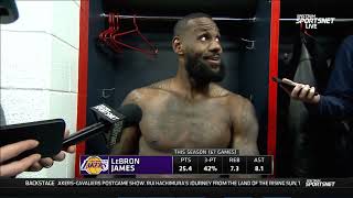 Lebron James vs Anthony Davis PostGame Interview  Los Angeles Lakers vs Washington Wizards [upl. by Enyawd624]