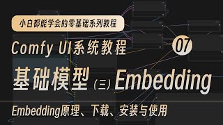 ComfyUI基础教程系列  embedding模型的原理、下载、安装与使用｜embedding使用方法讲解与解析stable diffusion AI绘图入门教程 [upl. by Nwahsyt]