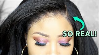 Easiest Way To MELT Your Lace Wig LIKE A PRO ⇢ start to finish [upl. by Hauge]