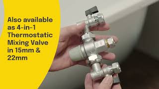 FLOMASTA THERMOSTATIC MIXING VALVE  Screwfix [upl. by Pol97]