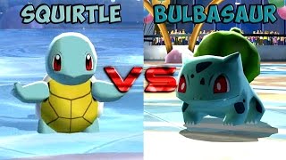 Pokemon battle revolution  Squirtle vs Bulbasaur [upl. by Edana829]