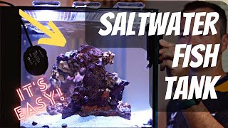 How to Set up a Saltwater Fish Tank [upl. by Nodnarb]