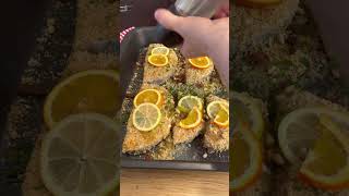 Pesce spada gratinato al forno agli agrumi ilcaldosaporedelsud cosebuone sicilia [upl. by Seaden]