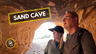 Sand Caves and Native American Petroglyphs  Utah Adventure [upl. by Nimaynib900]