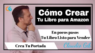 Como Crear la Portada de Un Libro  Portada de Libro Tapa Blanda Amazon📕📗📘📙📚 [upl. by Egidio]