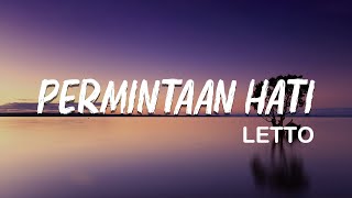 Letto  Permintaan Hati Lirik [upl. by Camus]