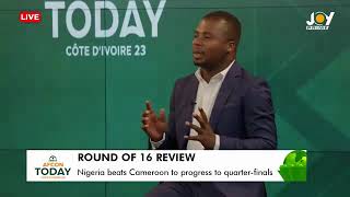 AFCON 2023 Atsu Tamakloe breaks down what worked for Nigeria against Cameroon [upl. by Alleirbag566]