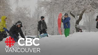 Snow day declared at some BC schools [upl. by Ahsinrad]