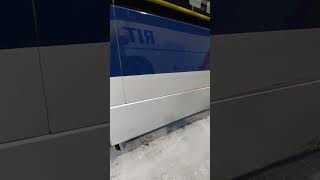 LH side panel skirt damage adl bus [upl. by Zolly]