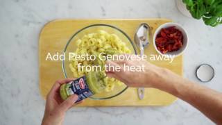 Barilla  How to make Three Cheese Tortellini with Pesto Genovese [upl. by Mctyre]