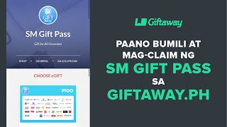 Paano Bumili at Mag Claim ng SM Gift Pass sa Giftawayph  Tutorial [upl. by Schreibman]