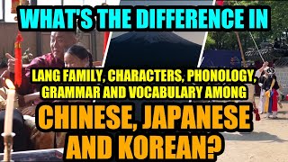 Discover the differences between Chinese Japanese and Korean languages [upl. by Yelsnit]