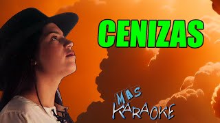 CENIZAS  Tamara Castro karaoke [upl. by Otinauj]