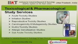 Toxicological Studies by Institute For Industrial Research amp Toxicology Ghaziabad [upl. by Oirasan]