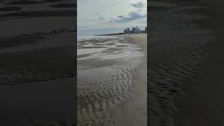 Necochea Viento norte en la playa [upl. by Inalawi]