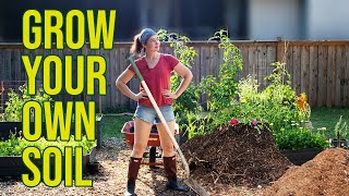 3 Free Ways to Make Your Own Soil for Growing Organic Food  Regenerative Gardening amp Permaculture [upl. by Merkle37]