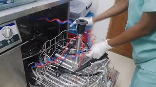 how to wash endoscope using Olympus endoscope washer 👌👌👌 [upl. by Tabshey950]