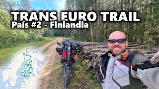 ✅Así es la ruta TRANS EURO TRAIL miles de kilómetros Offroad para viajar en MOTO  TET 2 Finlandia [upl. by Kciredor]