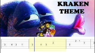 Hotel Transylvania 3  Kraken Song Seavolution Easy Guitar Tabs Tutorial [upl. by Rodolphe]