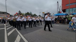 Neusser Bürger Schützenfest 2024  Musikverein Holzheim  Marsch zum Kirmesplatz [upl. by Ettedualc]