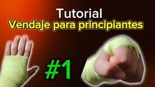 Tutorial  Vendaje para entrenamiento  Boxeo  Kick Boxing  Principiantes [upl. by Corissa939]