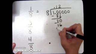 Terminating and Repeating Decimals [upl. by Nitsirt261]