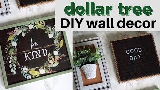 Dollar Tree DIY Wall Decor 2020 [upl. by Seavey]