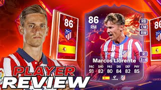 🚀86 TRAILBLAZERS MARCOS LLORENTE PLAYER REVIEW  EA FC 25 ULTIMATE TEAM [upl. by Jamesy]