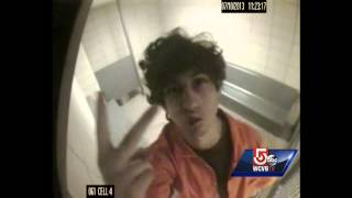 Uncut Video shows Tsarnaev inside jail cell [upl. by Lynnea625]