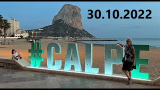 Nightlife  Promenade of Calpe in 4K60 [upl. by Pelpel761]