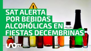 ¡No olvides ver el marbete SAT alerta por compra de bebidas alcohólicas en temporada decembrina [upl. by Granese]