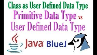 59 Class As User Defined Data Type in java DemonstratedPrimitive vs Composite Data Type [upl. by Aikar]