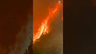 California wildfire rages fueled by extreme heat [upl. by Konstanze]