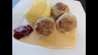 Köttbullar etwas größer als das Original aber richtig lecker [upl. by Nibbor]