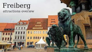 Top Tourist Attractions in Freiberg Altstadt Obermarkt Brunnendenkmal Petrikirche [upl. by Eicyaj]