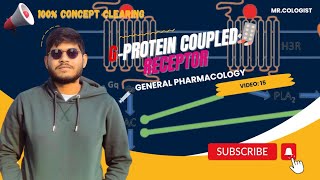 G Protein Coupled Receptors GPCR pharmacodynamics I gpat marathon class [upl. by Karas]