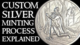 How to Make Custom Silver Coins  Custom Silver Coin Minting Process [upl. by Carman]