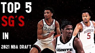 Ranking Top 5 Shooting Guards in 2021 NBA Draft Jalen Green James Bouknight Moses Moody amp More [upl. by Nomi]