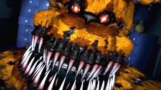 Five Nights at Freddys 4 Nightmare Fredbear Jumpscare [upl. by Ettennat795]