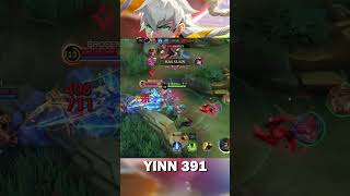 Yin Level 4 Fight All  Top Global Yin Build mobilelegends yin mlbb mlbbshorts yinbestbuild [upl. by Greenwell]