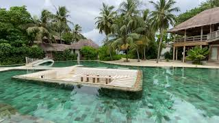 Soneva Fushi Maldives  Sunrise Nine bedroom Private Reserve  Villa 11  walking around [upl. by Enisaj]