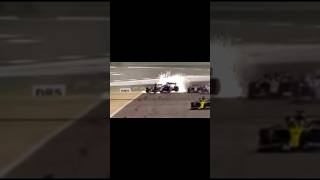 Romain Grosjean’s INSANE fireball crash formula1 [upl. by Brandon882]